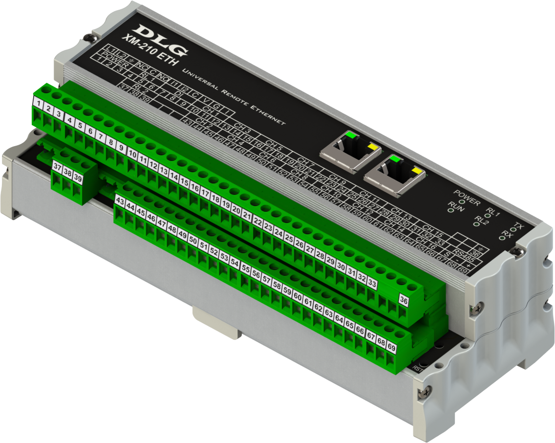 XM-210 ETH - Remota Universal Ethernet 