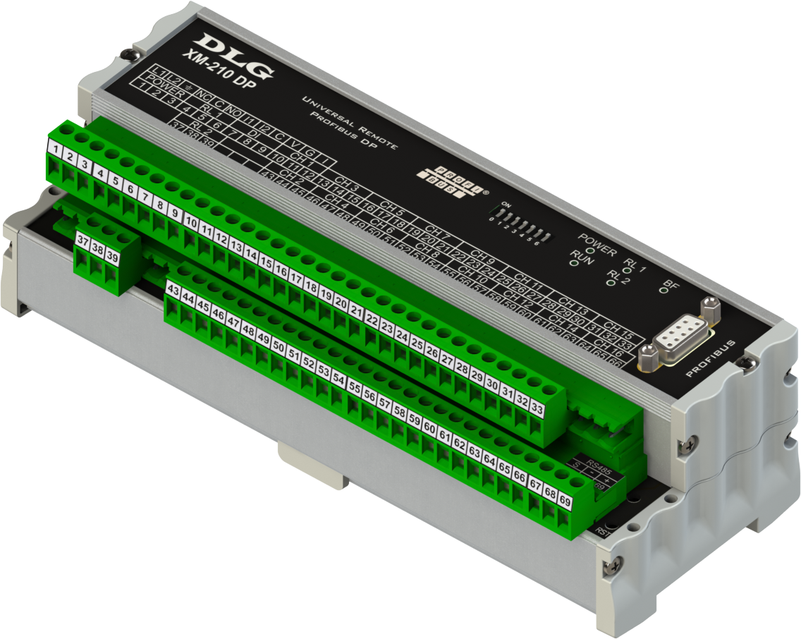 XM-210 DP - Remota Universal Profibus DP 