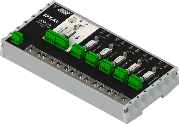 HDP-210 - Distribuidor/Repetidor Profibus DP Multicanal